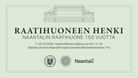 Raatihuoneen henki -näyttelyn mainos